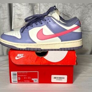Nike Women’s Low Dunk Sneakers - Lavender and Pink